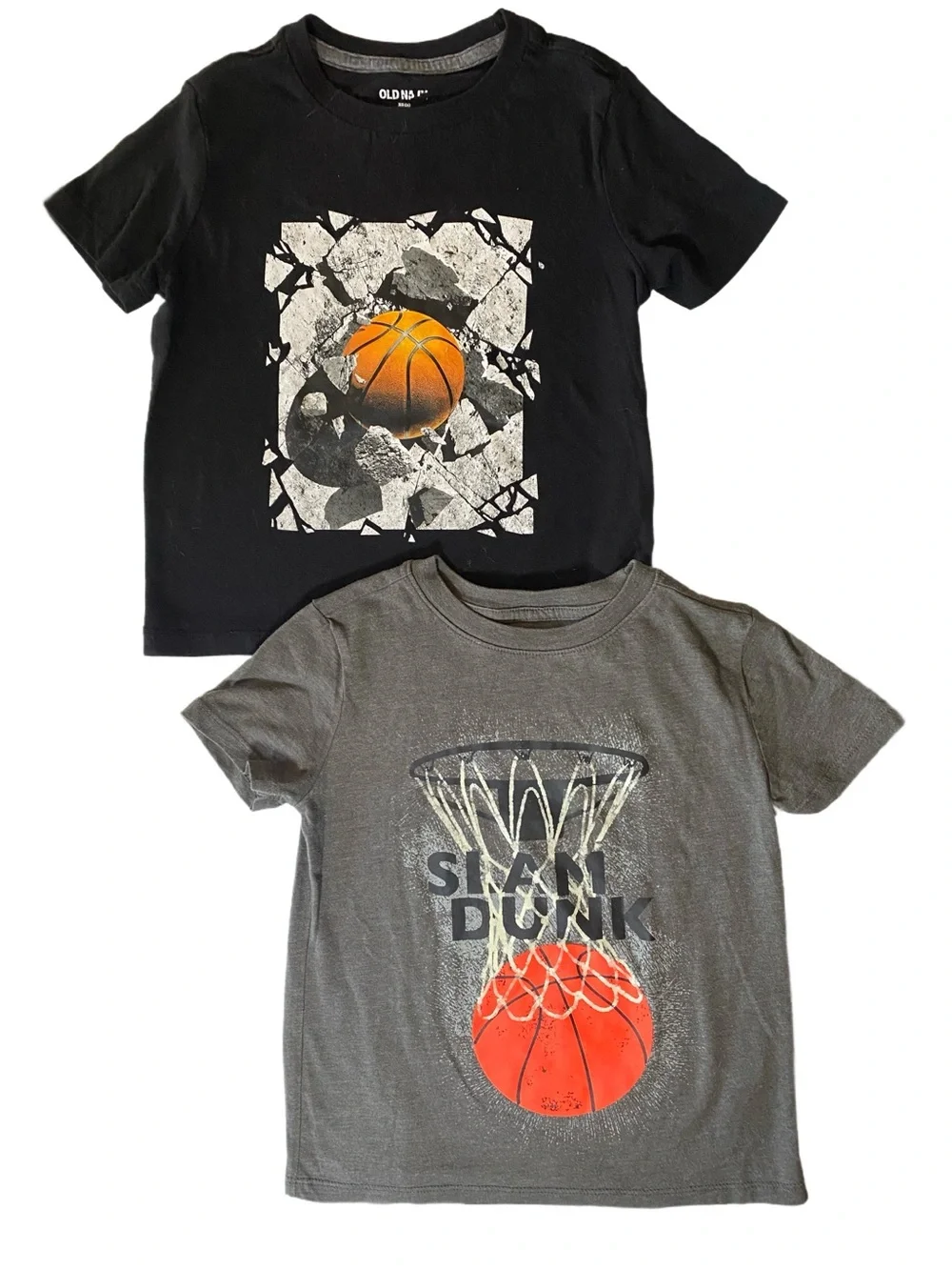 Kids 2-Pack Basketball Tee Set - Size XS  4/5